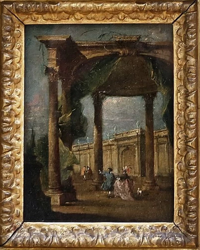 Veduta di padiglione in un giardino - Palais des Beaux, Arts de Lille